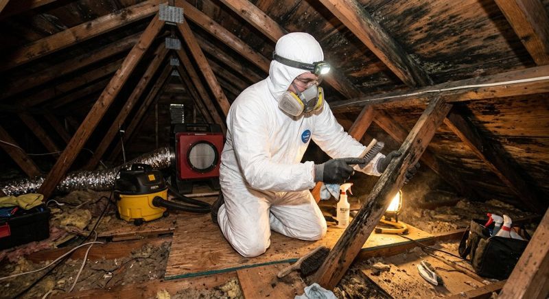 Attic Mold Remediation in Frisco, TX